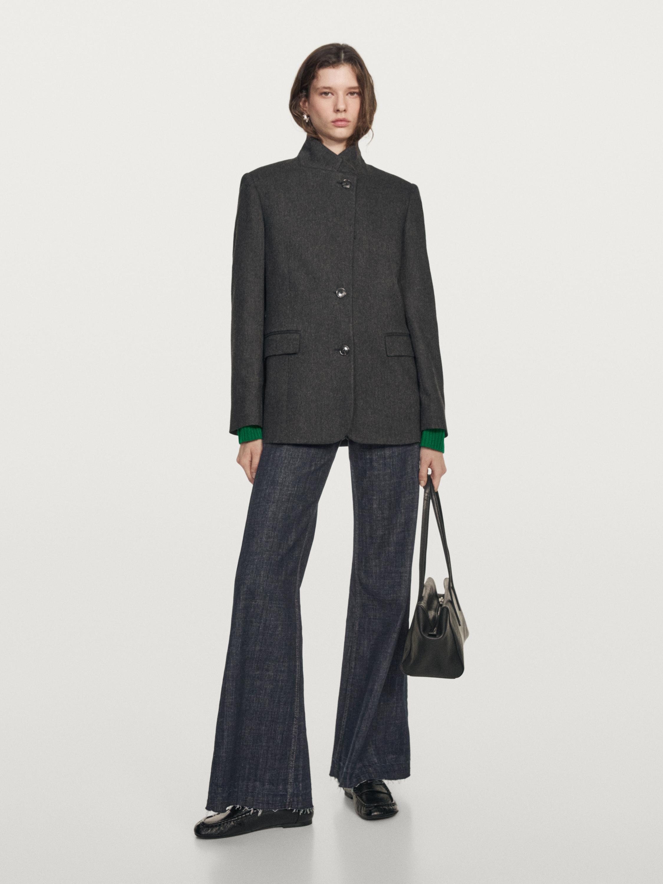 Blazer trois boutons laine